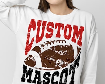 Custom Mascot Png, Retro Custom Letters Design Png, Colorful Retro Vintage Design, Sublimation Design Png, Digital Png File