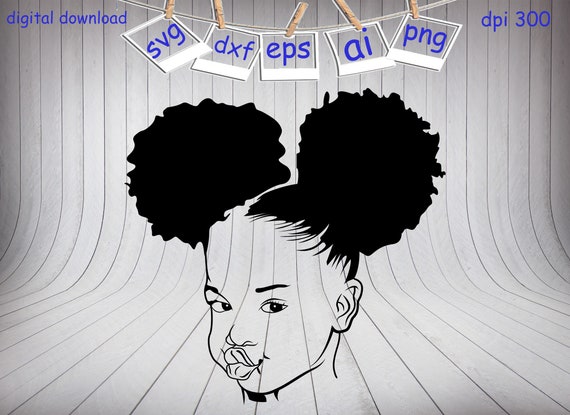 Download Afro Girl Silhouette Svg Black Woman Svg Afro Woman Svg Etsy