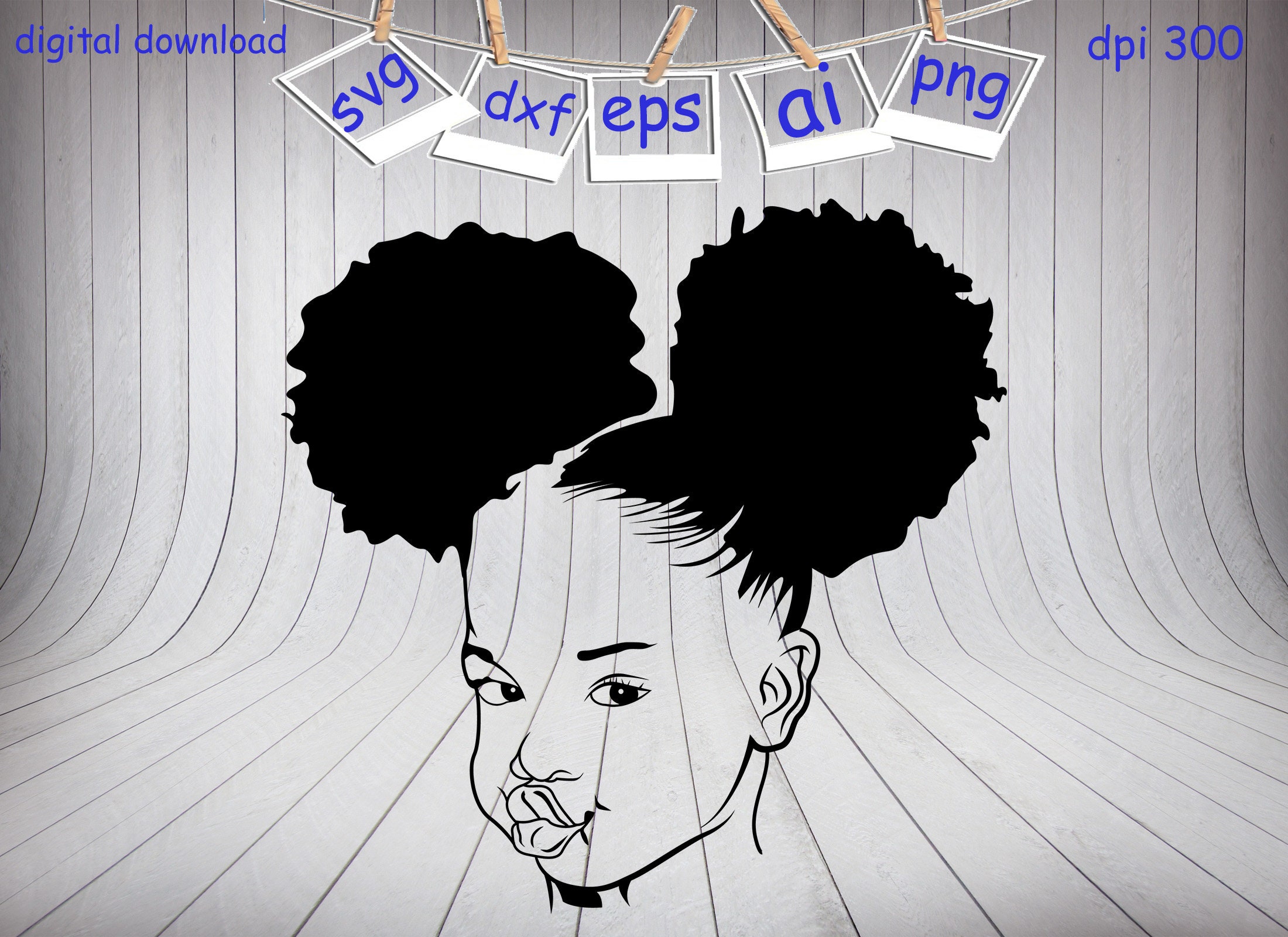 Download Afro Girl Silhouette Svg Black Woman Svg Afro Woman Svg Etsy