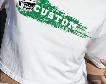 Custom Mascot Hockey Png, Retro Custom Letters Design Png, Colorful Retro Vintage Design, Sublimation Design Png, Digital Png File