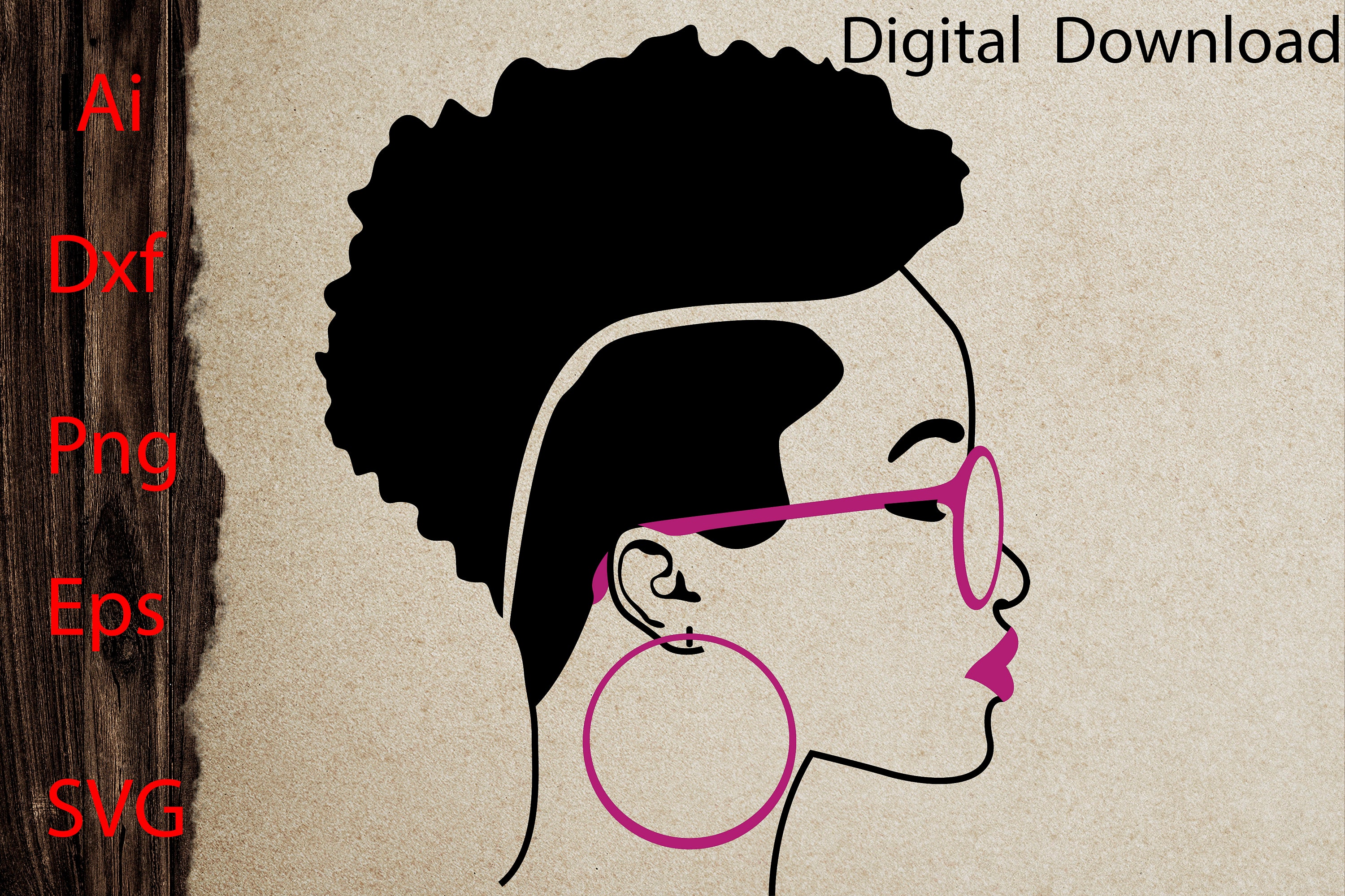 Afro Woman Svg Africa Svg Black Woman Svg Afro Girl Svg - Etsy