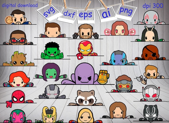 Download 26 Peek A Boo Superhero Svgsuperhero Bundle Svg Superhero Etsy