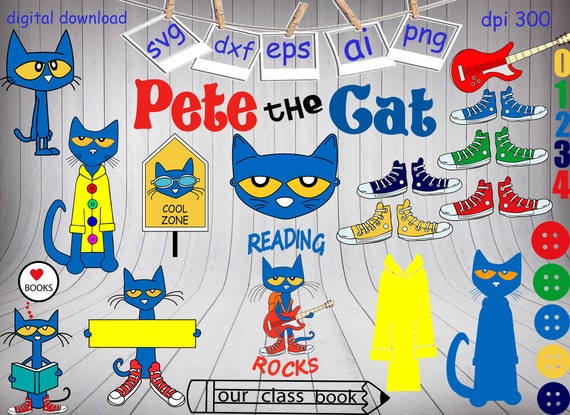The Cat Svg The Cat Clipart The Cat Decor The Cat Digital Etsy
