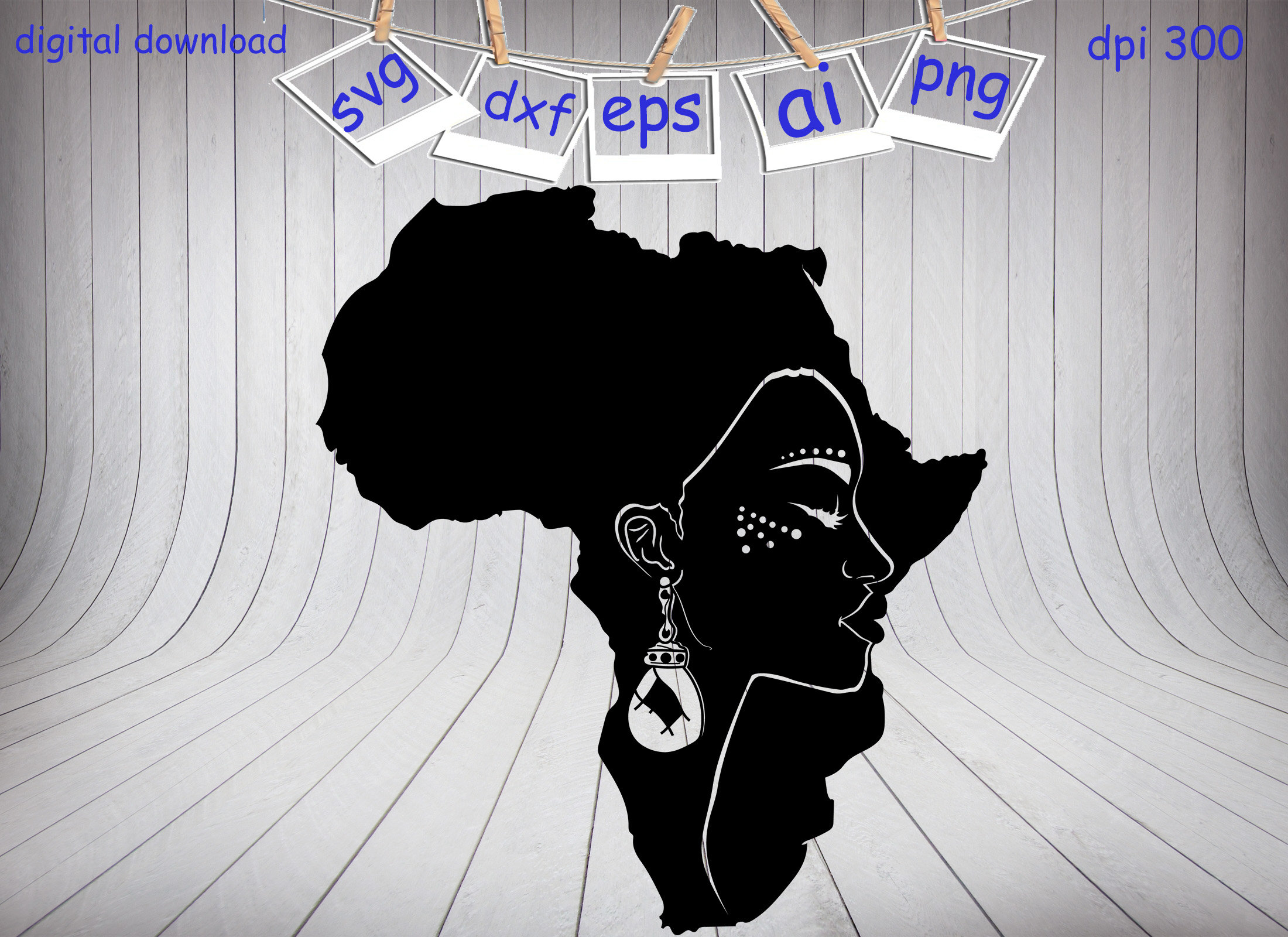 African Woman Svg Png Black Woman Clipart Etsy In Clip Art | The Best ...