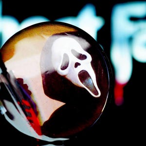Ahhh GHOST FACE! Double Flare Scary movies plugs Spooky season Scream horror slasher ghost face Halloween Gauges from 1/2” (12mm) - 2” (50