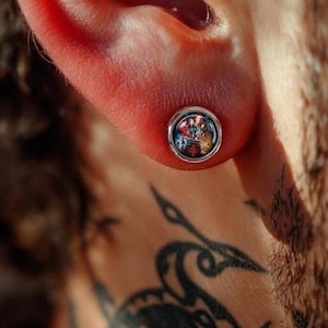 カスタムイメージプラグ：ダブルフレアゲージ（00g 10 mm - 2” 50 mm）