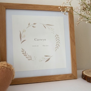 Custom Nursery Print | Personalized Baby Name Print | New Baby Gift