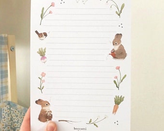 The ‘In the garden’ A5 Notepad