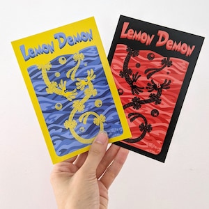 Lemon Demon Fan Poster | wähle deine Größe und Farbe!