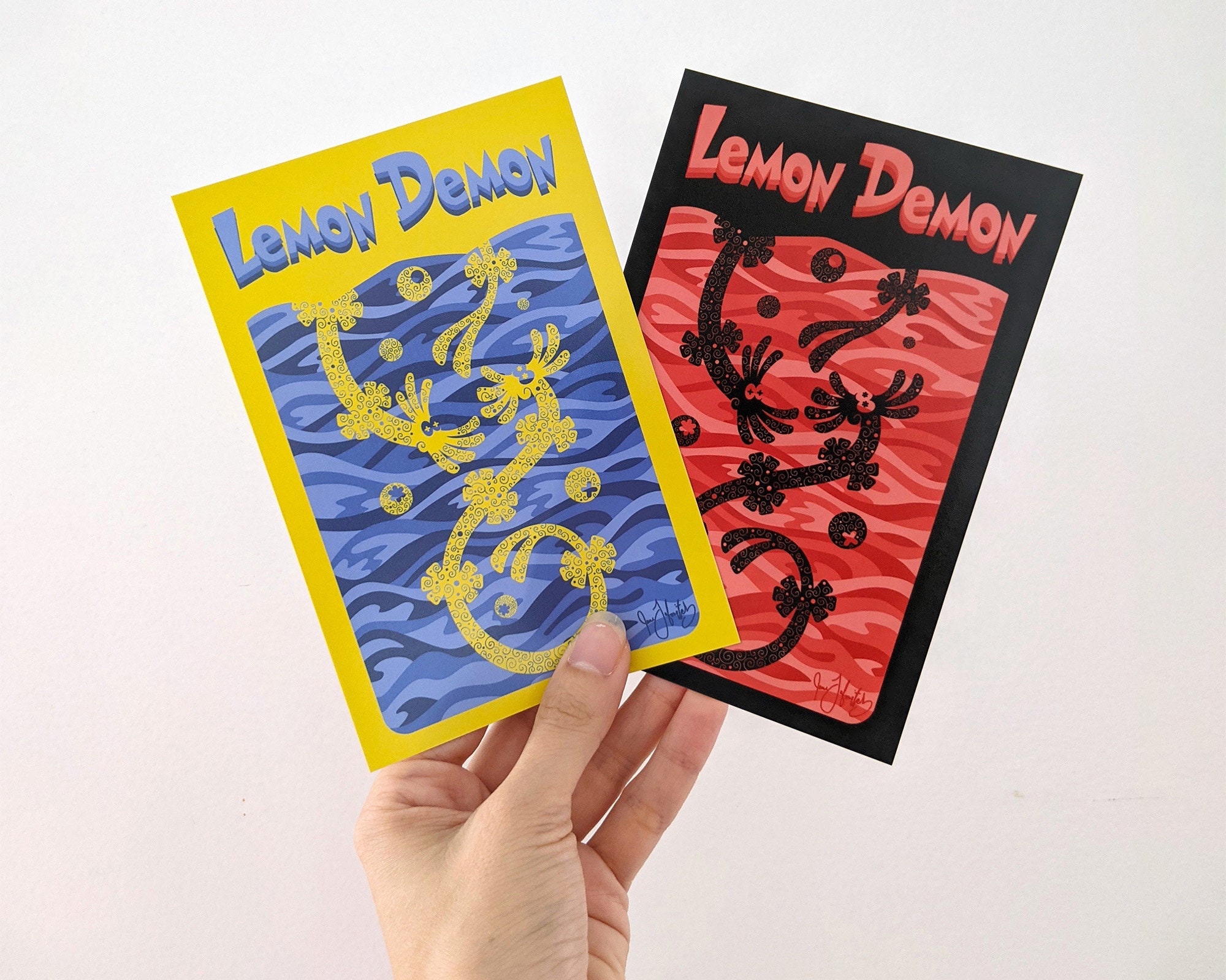 Lemon Demon Fan Poster | Choose Your Size and Colorway! - Etsy