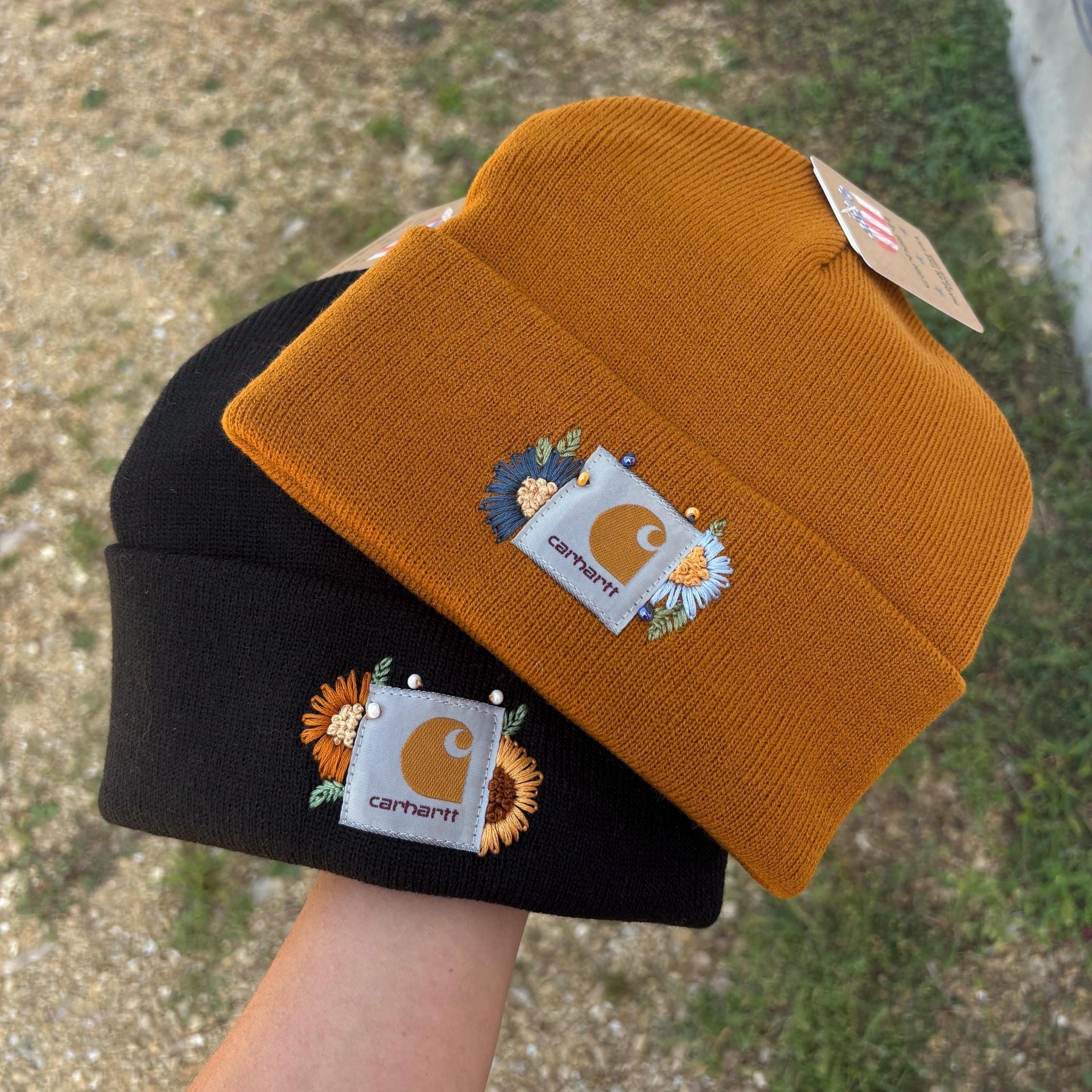 Carhartt Beanie Carhartt Hipster Embroidered Carhartt Beanie Pattern