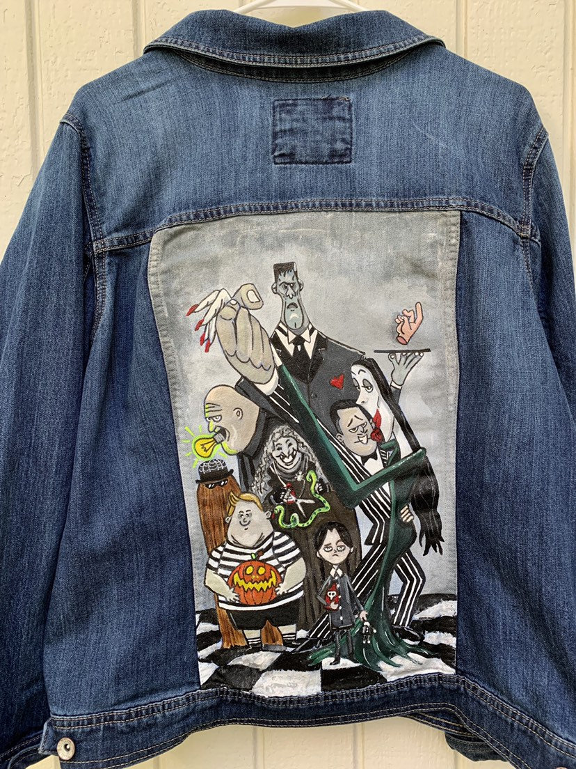 Wednesday Addams Jean Jacket - Etsy