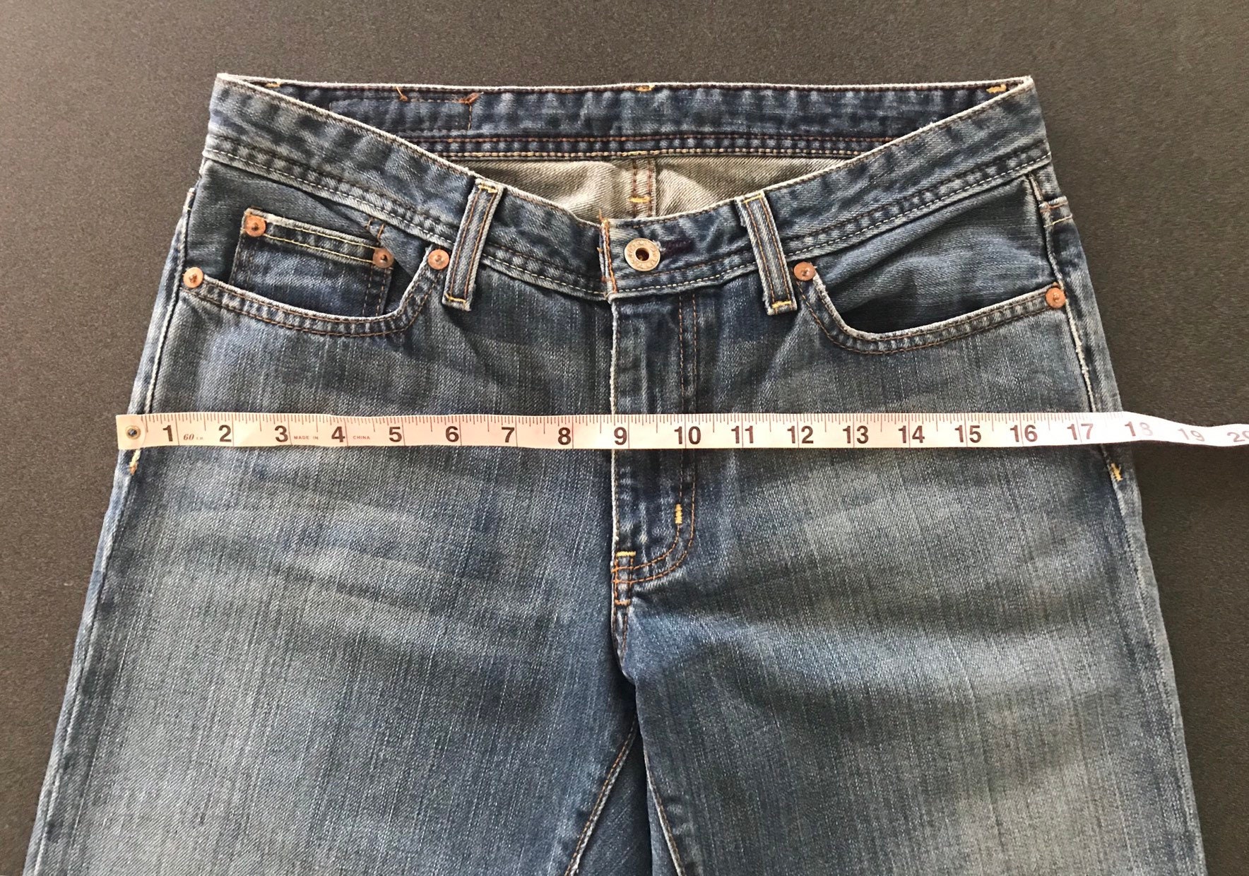 Faster horses painted jeans size 6 Etsy