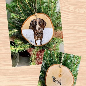custom  birch ornaments