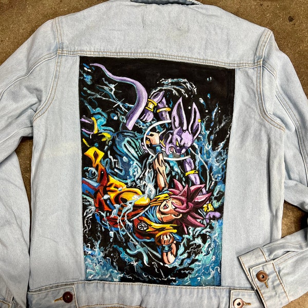 Custom hand painted denim DEPOSIT ONLY message me first