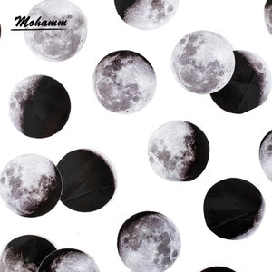 45x Sticker Etiketten Kawaii Memory Card BLACK MOON