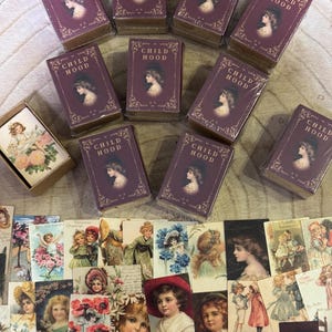 100 minitarjetas vintage retro, minitarjetas artísticas, álbumes de recortes, collages, Van Gogh Angel, Bullet Journal, papelería, diario.