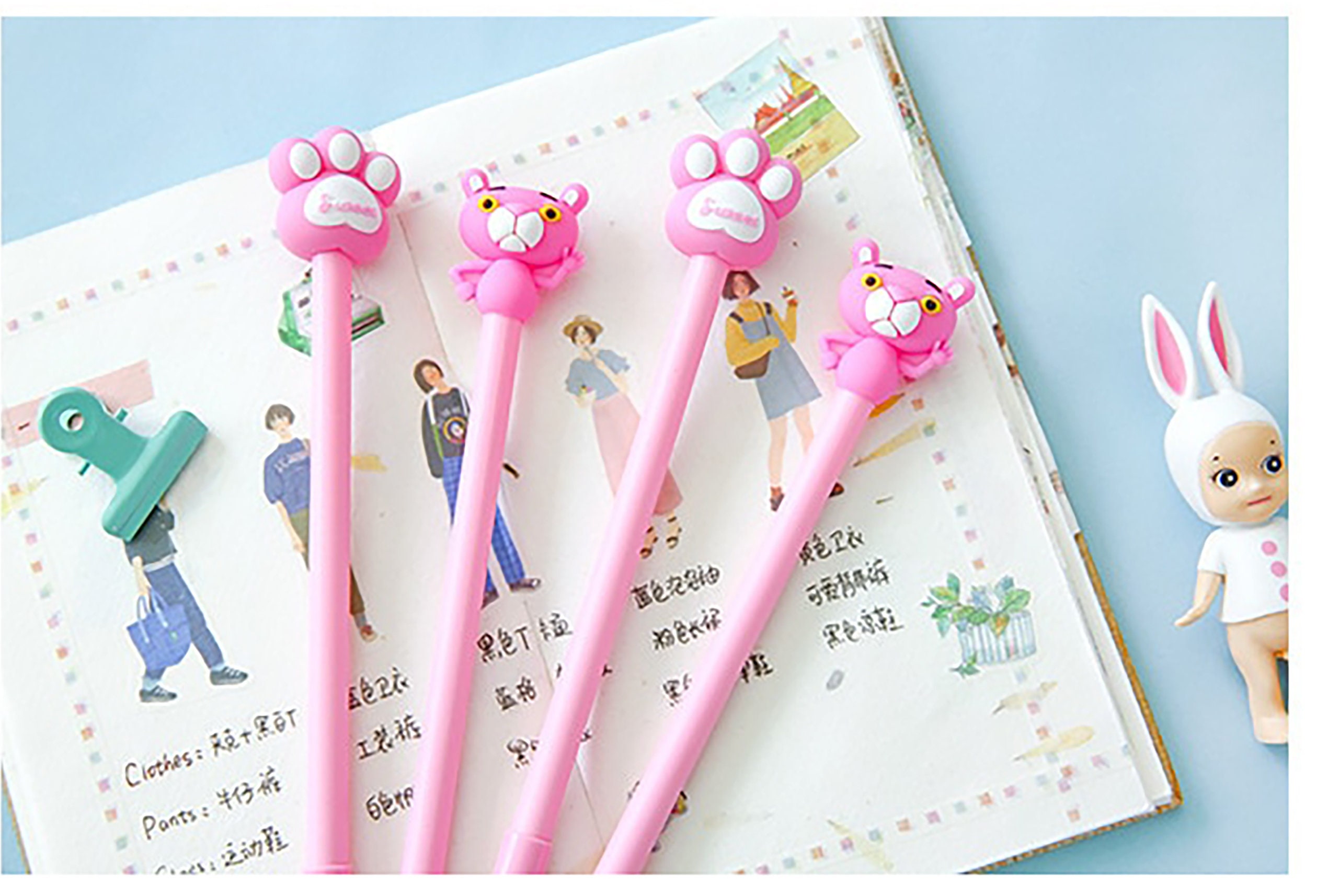Personalized Glitter Pens, Butterfly Pens, Gel Pens,pens for Kids