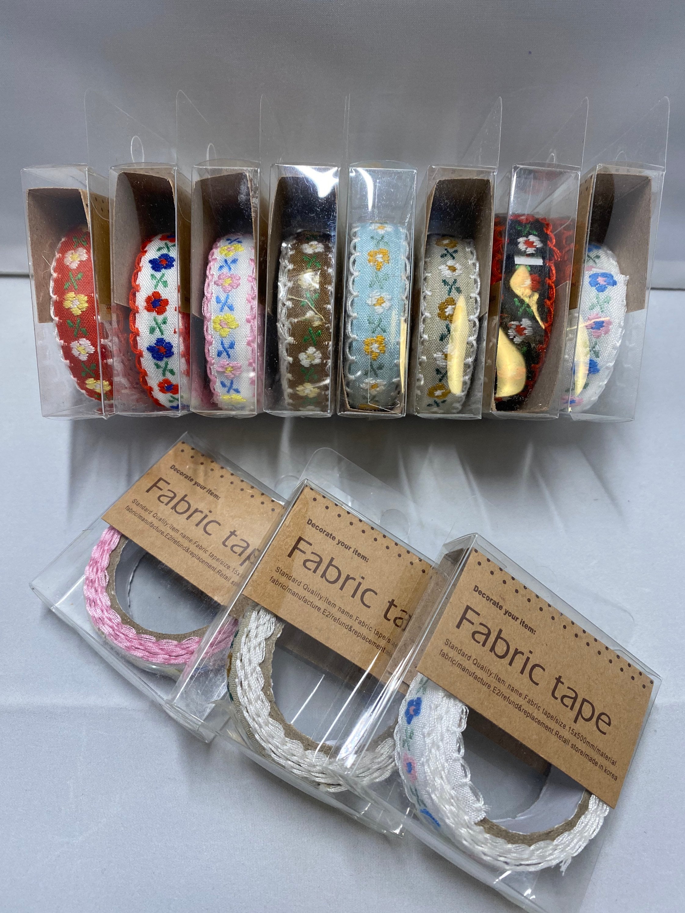 Washi Tape Wooden Bracelets