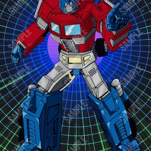 Transformers , Optimus Prime Wall Art Print