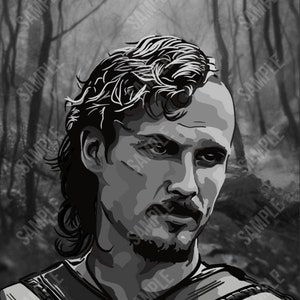 The Last Kingdom , Sihtric , wall art ,print