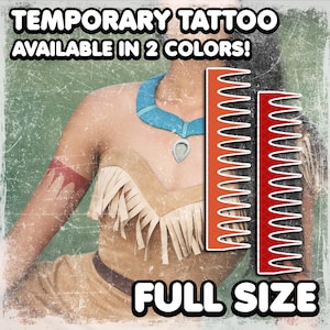 Temporary Tattoo | Realistic | Waterproof Fake Tattoos | Cosplay Accessory | Tribal Arm | Halloween Costume |  Con Prop | FULL SIZE