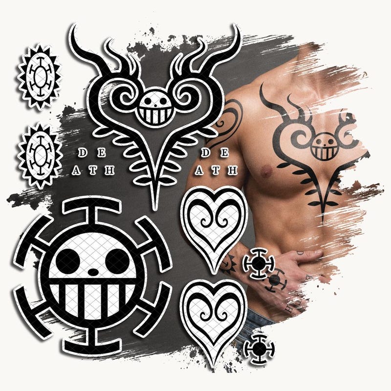 Scripted Tattoo Fake Men Tattoos - Etsy