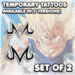 Mаjin Mаrk | Temporary Tattoos | Realistic | Mark Tattoo | Cosplay | Costume | Demon Mark | Waterproof | Halloween | SET OF 2