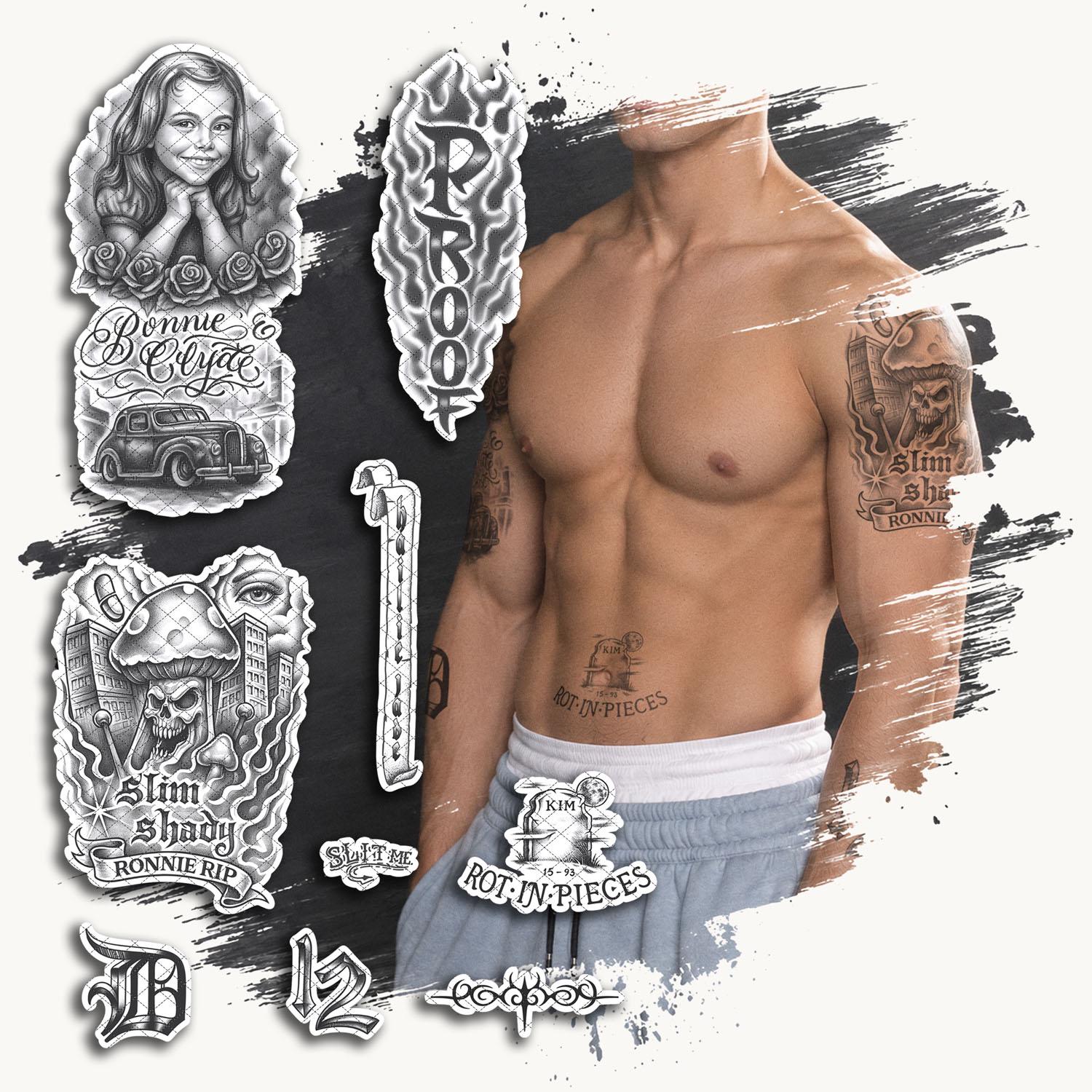タトゥー　TATOO  レア洋書　BODY STYLES 69 tattoos rapper - Etsy 日本