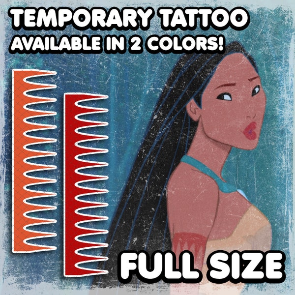 Pocаhontаs / Tatuaje Temporal / Tatuaje Tribal / Cosplay / Traje / Tatuaje de Brazo / Tatuaje Falso / Halloween / TAMAÑO COMPLETO