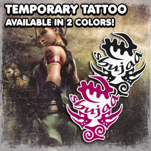 Shеvа | Temporary Tattoo | Realistic | Cosplay | Costume | Tattoos | Fake Tattoo | Transfer Tattoo | Waterproof | Halloween