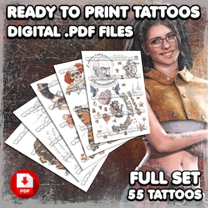 Nicо Gоldstеin | Digital Tattoos | Full Body Tattoos | Cosplay | Costume | Fake Tattoo | Halloween | Transfer Tattoo | FULL SET