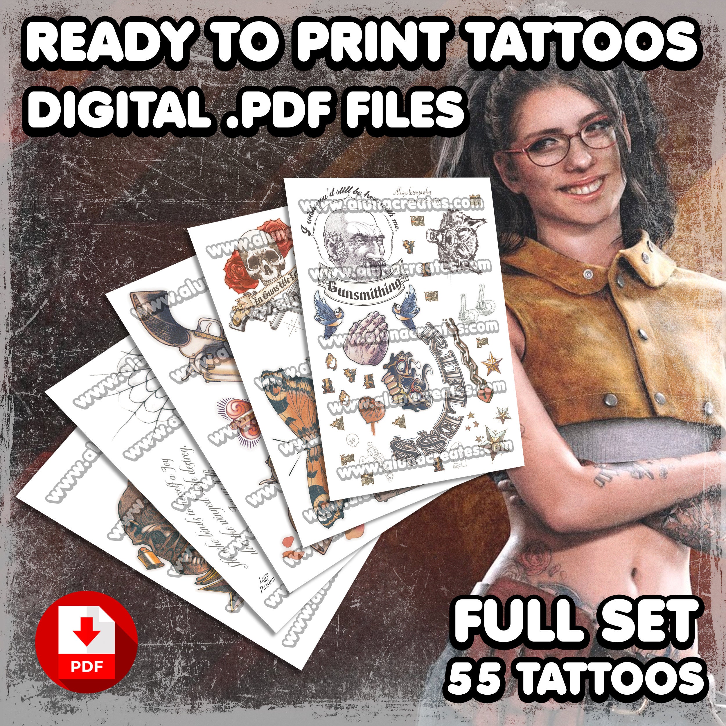 Digital Tattoos | Full Body Tattoos | Cosplay | Costume | Fake