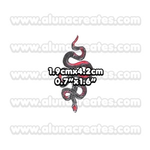 Crowley Temporary Tattoos Realistic Snake Tattoo Face Tattoo Cosplay Costume Tattoos Fake Tattoo Halloween SET OF 3 image 2