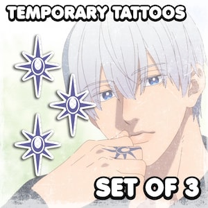 Itsuоmі | Temporary Tattoos | Realistic | Cosplay | Costume | Tattoos | Fake Tattoo | Transfer Tattoo | Halloween | SET OF 3