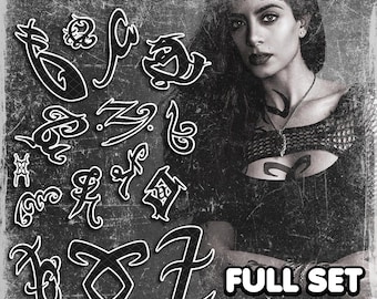 Temporary Tattoos | Realistic | Waterproof Fake Tattoo | Cosplay Accessory | Isabelle Runes | Halloween Costume |  Con Prop | 15 TATTOOS