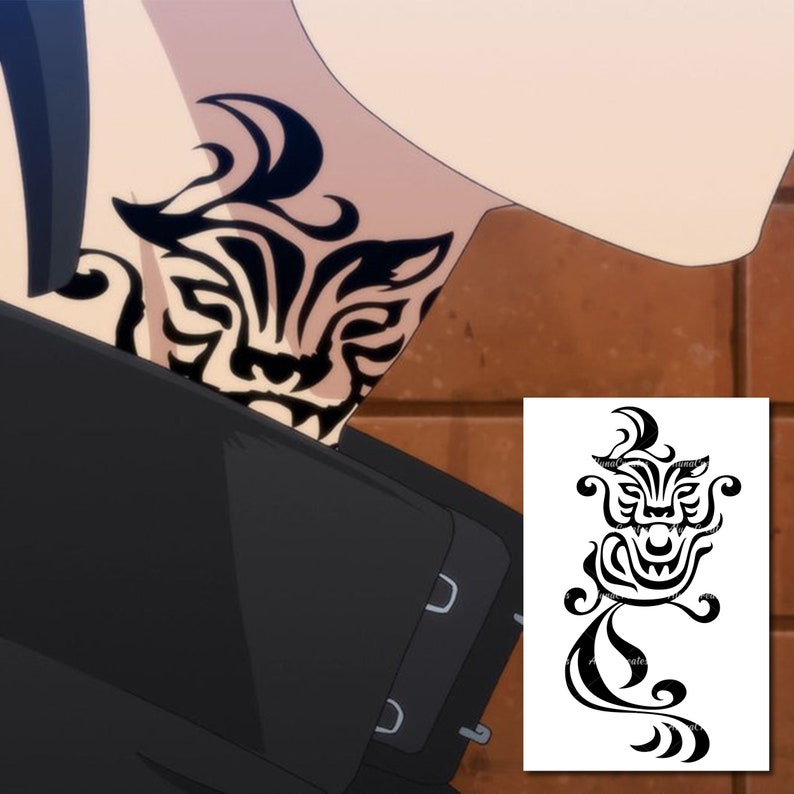 Tokyo Revengers Kazutora Hanemiya Temporary Tattoo | Etsy