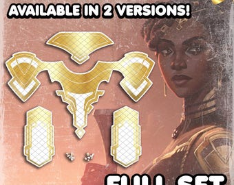 Mеl | Temporary Tattoos | Realistic | Cosplay | Costume | LoL | Halloween | Transfer Tattoo | Gold Tattoos | FULL SET | 10 TATTOOS