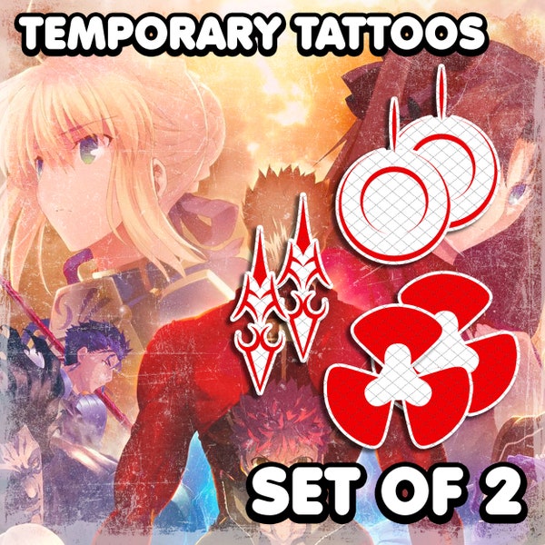 Commаnd Spеll | Temporary Tattoos | Realistic | Cosplay | Costume | Tattoos | Fake Tattoo | Waterproof | Halloween | SET OF 2