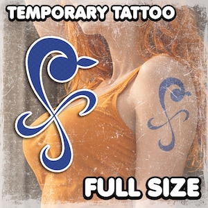 Tatouage Temporaire | Réalistes | Faux Tatouages Imperméables | Accessoire Cosplay | Moulin à Vent | Costume d’Halloween | TAILLE COMPLÈTE