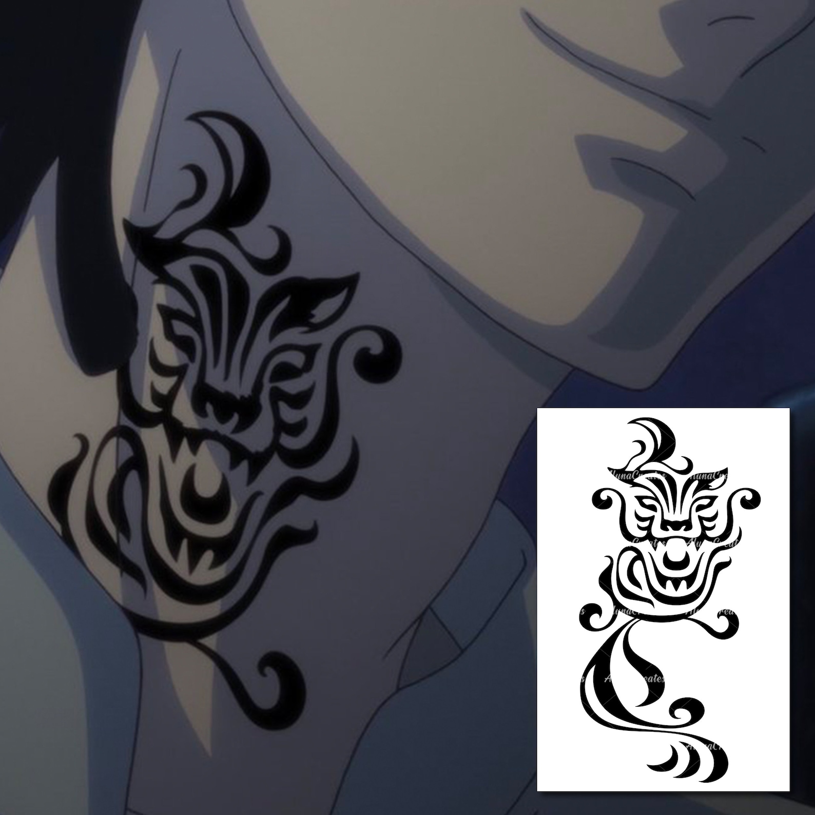 Тату кадзуторы эскиз