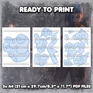 Jinx | Digital Tattoos | Full Body Tattoos | Cosplay | Costume | Fake ...