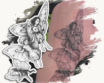 Temporary Tattoo | Realistic | Waterproof Fake Tattoos | Cosplay Accessory | Billie E. | Celebrity | Halloween Costume | Party
