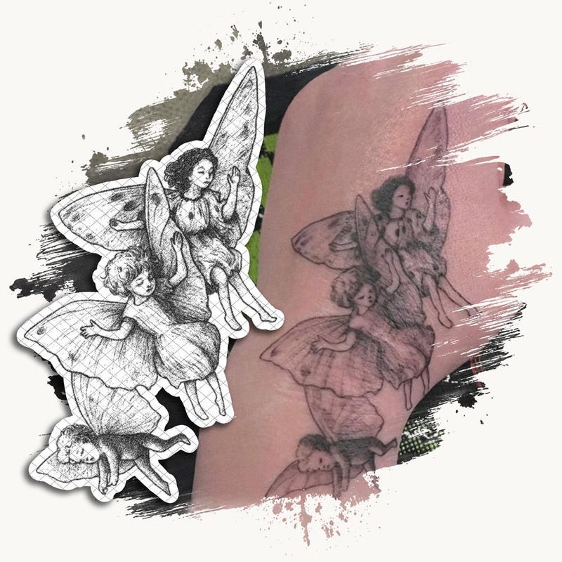 Scripted Tattoo Billie Eilish Tattoo - Etsy UK