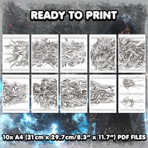 V | Digitala tatueringar | Helkroppstatueringar | Cosplay | Kostym | Fejktatuering | Halloween | FULL STORLEK bild 4