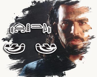 Temporary Tattoos | Realistic | Waterproof Fake Tattoo | Cosplay Accessory | Ardeth | Halloween Costume | Convention Prop | FULL SET