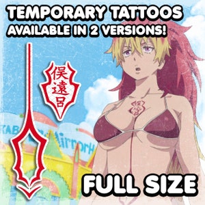 Shurа | Temporary Tattoos | Realistic | Stomach and Chest Tattoos | Cosplay | Costume | Tattoos | Fake Tattoo | Halloween | FULL SIZE
