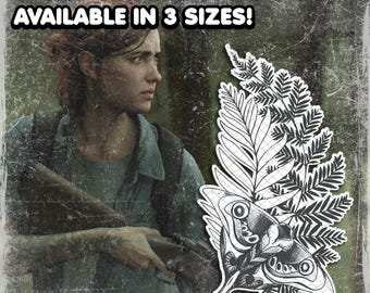 Tijdelijke tatoeages | Realistisch | Waterdichte neptattoo | Cosplayaccessoire | Halloweenkostuum | Varenmot | Ellie | VOLLEDIGE MAAT