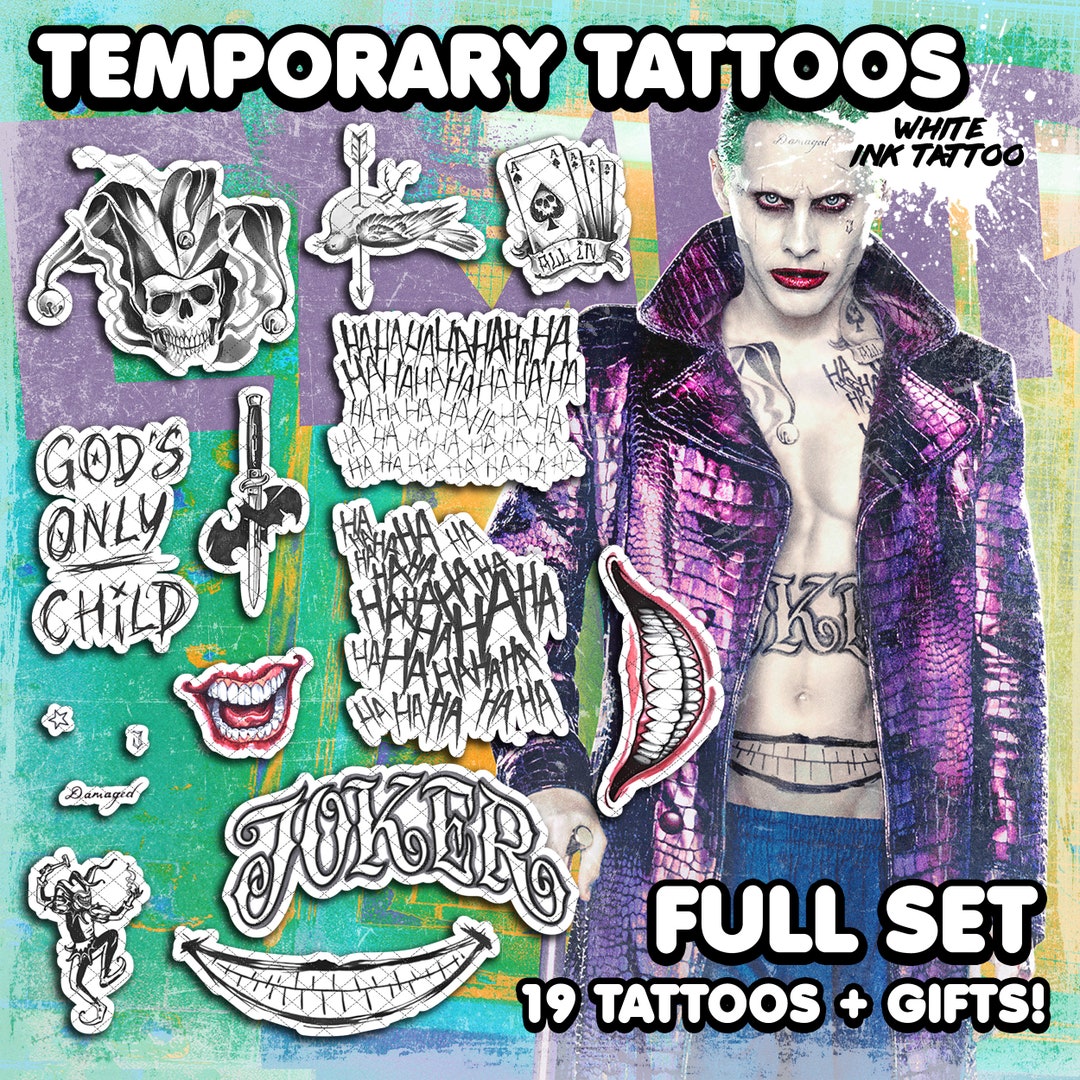 The Jоkеr | Temporary Tattoos | Realistic | Cosplay | Costume | Tattoos ...