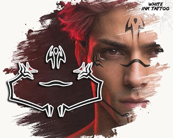 Tatuajes temporales | Realistas | Falso tatuaje waterproof | Accesorio de cosplay | Disfraz de Halloween | Prop | SET COMPLETO